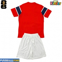 Norwegen Heimtrikotsatz Kinder WM 2026 Kurzarm (+ Kurze Hosen)